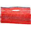 raschel mesh bags with handle - Red