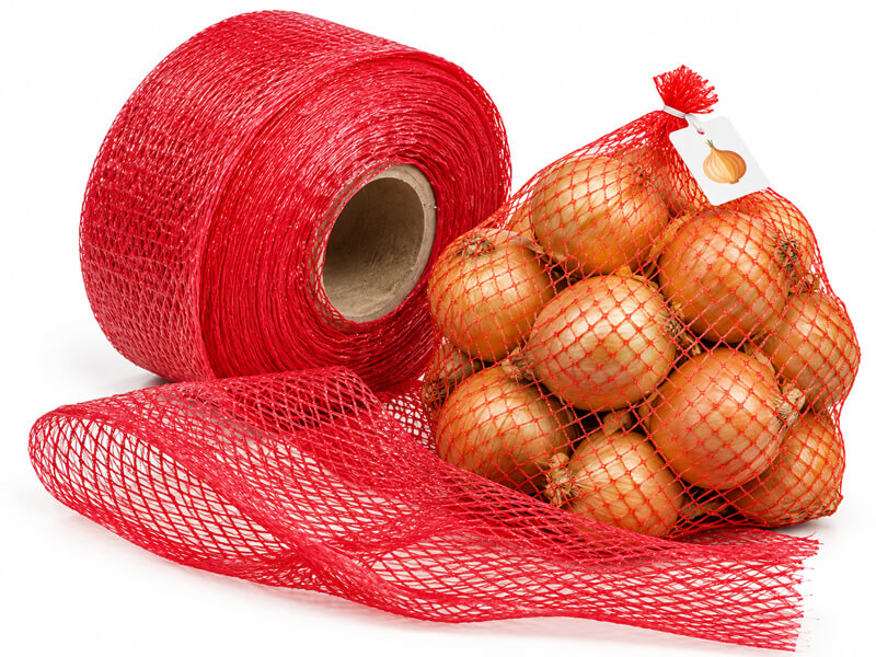 Knitted mesh tube — flexible interlocking yarn construction